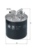 Kraftstofffilter MAHLE KL 447