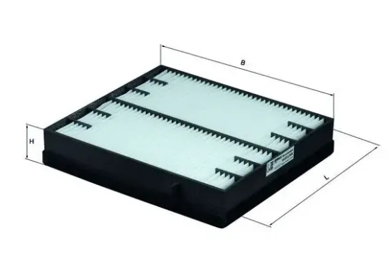 Filter, Innenraumluft MAHLE LA 98 Bild Filter, Innenraumluft MAHLE LA 98