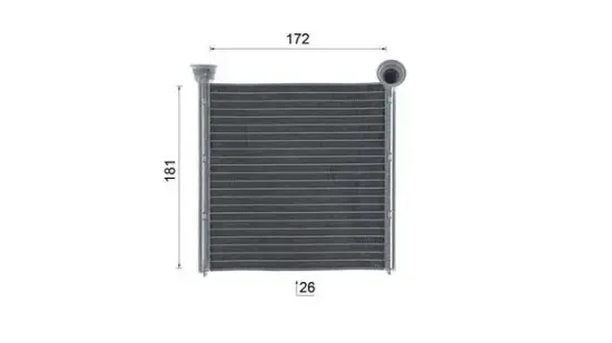 Wärmetauscher, Innenraumheizung MAHLE AH 256 000S Bild Wärmetauscher, Innenraumheizung MAHLE AH 256 000S