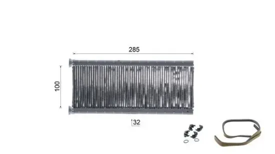 Wärmetauscher, Innenraumheizung MAHLE AH 334 000P Bild Wärmetauscher, Innenraumheizung MAHLE AH 334 000P