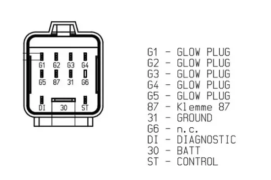 Steuergerät, Glühzeit MAHLE MHG 72 Bild Steuergerät, Glühzeit MAHLE MHG 72