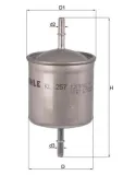 Kraftstofffilter MAHLE KL 257