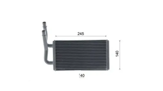 Wärmetauscher, Innenraumheizung MAHLE AH 329 000S Bild Wärmetauscher, Innenraumheizung MAHLE AH 329 000S