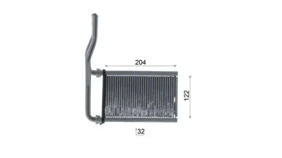 Wärmetauscher, Innenraumheizung MAHLE AH 342 000S Bild Wärmetauscher, Innenraumheizung MAHLE AH 342 000S