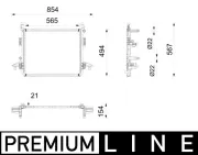 Kühler, Antriebsbatterie MAHLE CRE 10 000P