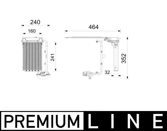 Wärmeerzeuger, Innenraumheizung MAHLE AHE 3 000P Bild Wärmeerzeuger, Innenraumheizung MAHLE AHE 3 000P