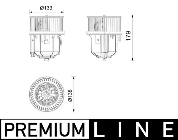 Innenraumgebläse MAHLE AB 429 000P