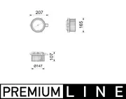 Innenraumgebläse 13 V MAHLE AB 436 000P