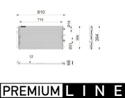 Kondensator, Klimaanlage MAHLE AC 1212 000P