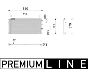 Kondensator, Klimaanlage MAHLE AC 1213 000P