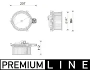 Innenraumgebläse 16 V MAHLE AB 443 000P
