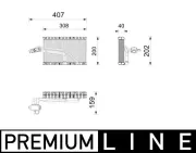 Verdampfer, Klimaanlage MAHLE AE 266 000P