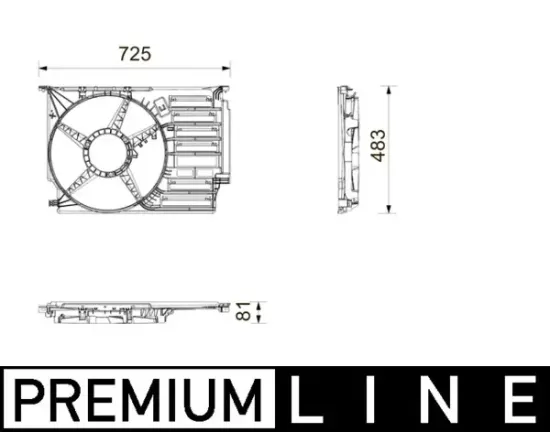 Lüfterhaube MAHLE CFS 31 000P Bild Lüfterhaube MAHLE CFS 31 000P