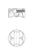 Kolben MAHLE 503 PI 00100 000