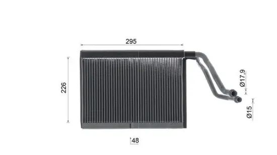 Verdampfer, Klimaanlage MAHLE AE 226 000S Bild Verdampfer, Klimaanlage MAHLE AE 226 000S