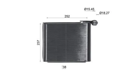 Verdampfer, Klimaanlage MAHLE AE 230 000S Bild Verdampfer, Klimaanlage MAHLE AE 230 000S