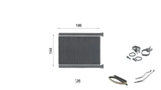 Wärmetauscher, Innenraumheizung MAHLE AH 324 000S Bild Wärmetauscher, Innenraumheizung MAHLE AH 324 000S