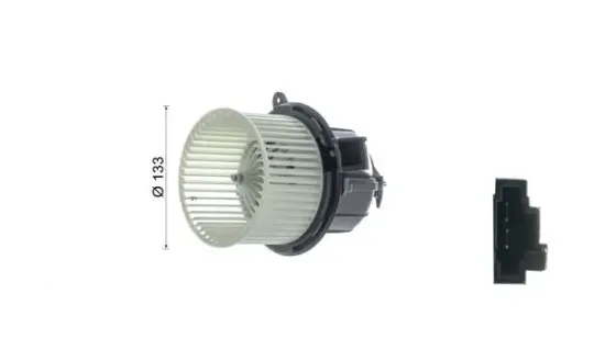 Innenraumgebläse 13 V vorne MAHLE AB 341 000P Bild Innenraumgebläse 13 V vorne MAHLE AB 341 000P