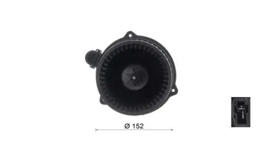 Innenraumgebläse 12 V MAHLE AB 384 000S Bild Innenraumgebläse 12 V MAHLE AB 384 000S