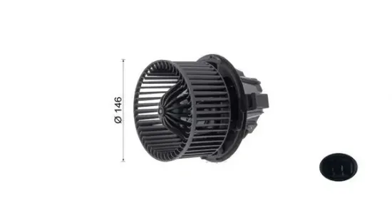 Innenraumgebläse 12 V MAHLE AB 397 000S Bild Innenraumgebläse 12 V MAHLE AB 397 000S