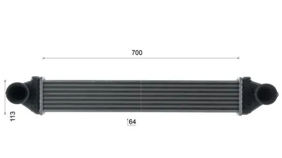 Ladeluftkühler MAHLE CI 85 000S Bild Ladeluftkühler MAHLE CI 85 000S