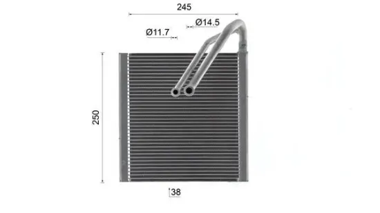 Verdampfer, Klimaanlage MAHLE AE 218 000S Bild Verdampfer, Klimaanlage MAHLE AE 218 000S