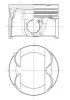 Kolben MAHLE 028 PI 00185 000
