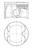 Kolben MAHLE 028 PI 00185 000