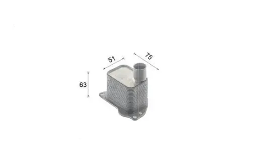 Ölkühler, Motoröl MAHLE CLC 363 000S Bild Ölkühler, Motoröl MAHLE CLC 363 000S