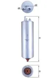Kraftstofffilter MAHLE KL 229/12