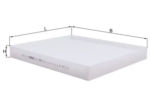 Filter, Innenraumluft MAHLE LA 1960 Bild Filter, Innenraumluft MAHLE LA 1960