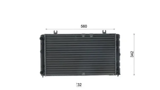 Kühler, Motorkühlung MAHLE CR 2692 000S Bild Kühler, Motorkühlung MAHLE CR 2692 000S