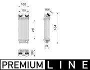 Ladeluftkühler MAHLE CI 744 000P