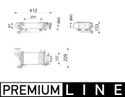 Ladeluftkühler MAHLE CI 753 000P