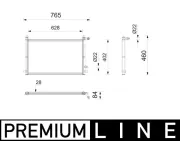 Kühler, Motorkühlung MAHLE CIR 45 000P