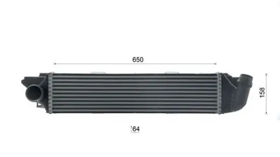 Wärmetauscher, Innenraumheizung MAHLE AH 256 000S Bild Wärmetauscher, Innenraumheizung MAHLE AH 256 000S