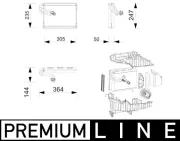 Verdampfer, Klimaanlage MAHLE AE 271 000P