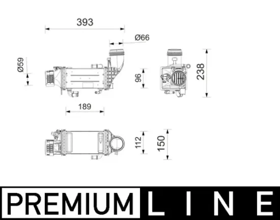 Ladeluftkühler MAHLE CI 752 000P Bild Ladeluftkühler MAHLE CI 752 000P