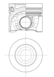 Kolben MAHLE 028 PI 00129 002