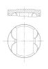 Kolben MAHLE 082 PI 00100 002