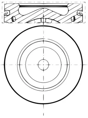 Kolben MAHLE 039 PI 00130 002