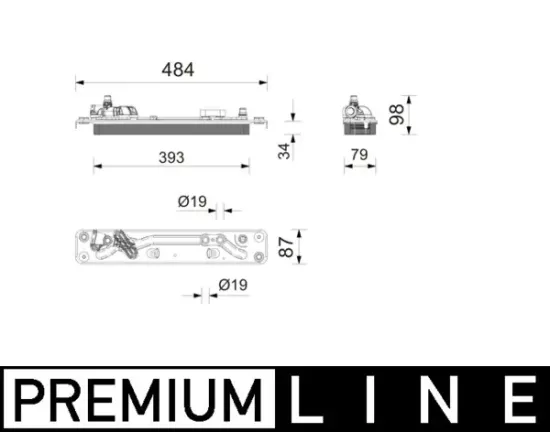 Ölkühler, Automatikgetriebe MAHLE CLC 457 000P Bild Ölkühler, Automatikgetriebe MAHLE CLC 457 000P