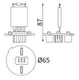 Widerstand, Innenraumgebläse MAHLE ABR 177 000S