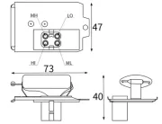 Widerstand, Innenraumgebläse MAHLE ABR 187 000S