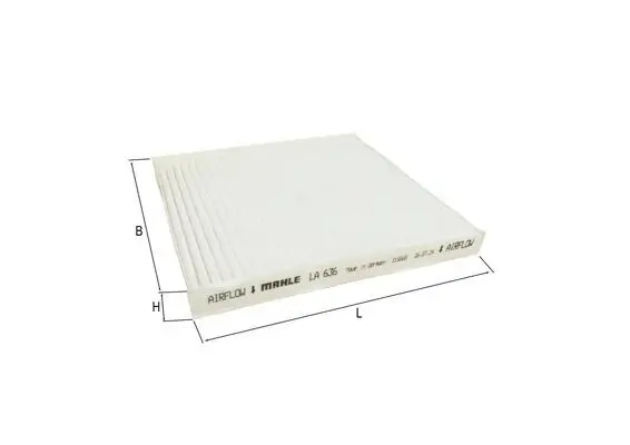 Filter, Innenraumluft MAHLE LA 636