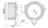 Innenraumgebl&auml;se 12 V MAHLE AB 444 000S