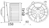 Innenraumgebl&auml;se 12 V MAHLE AB 481 000S