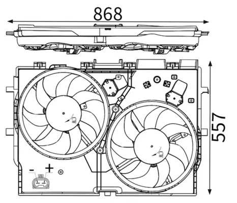 Lüfter, Motorkühlung MAHLE CFF 228 000S Bild Lüfter, Motorkühlung MAHLE CFF 228 000S