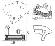 Ölkühler, Motoröl MAHLE CLC 419 000S