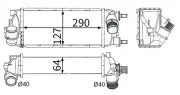 Ladeluftkühler MAHLE CI 764 000S